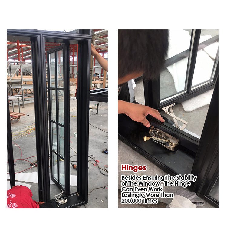 Factory direct price aluminium window grill design casement with - Doorwin Group Windows & Doors