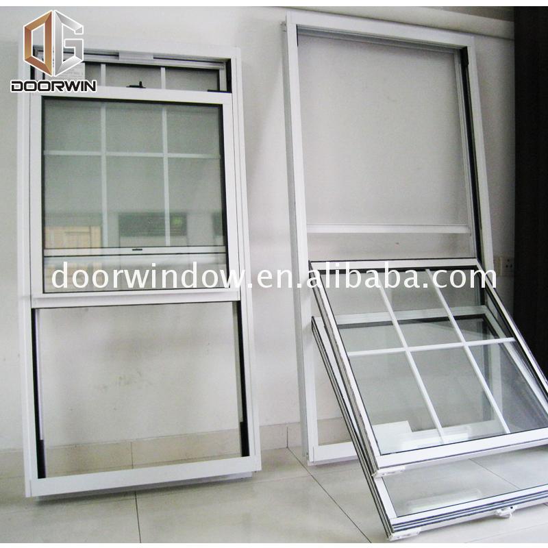 Factory direct selling double single hung window pane windows with grilles - Doorwin Group Windows & Doors