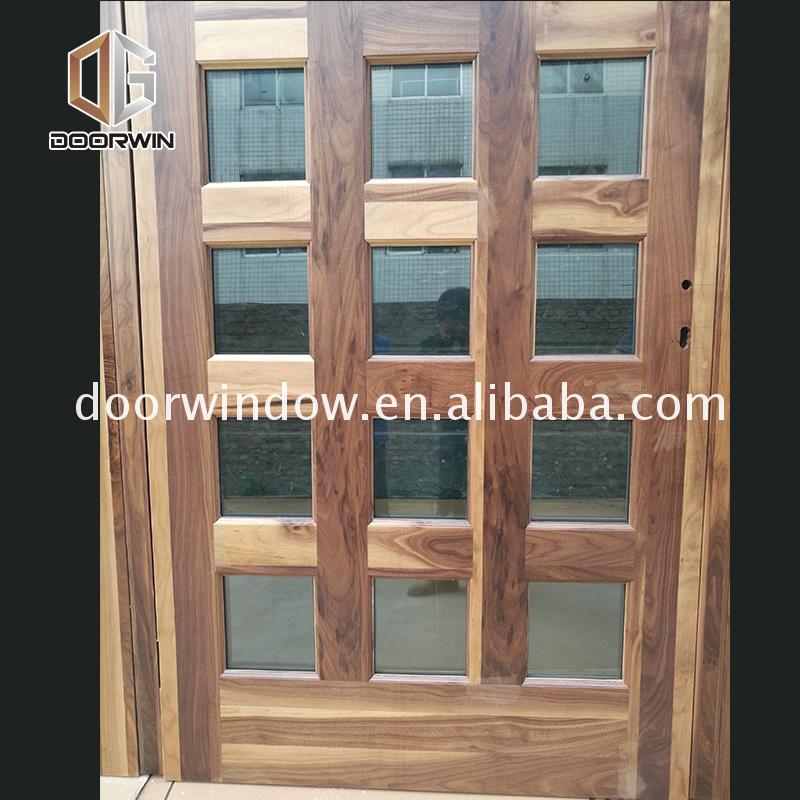 Factory direct selling double wood doors with glass doorwin side lites - Doorwin Group Windows & Doors