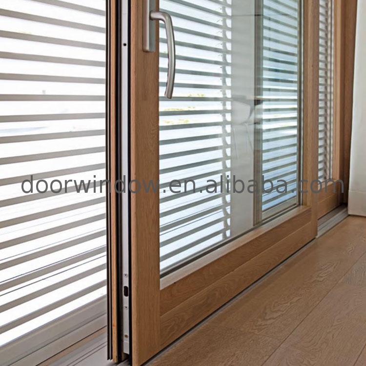 Factory direct selling left hand sliding patio door interior doors hurricane proof - Doorwin Group Windows & Doors