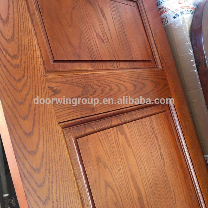 Factory direct selling solid oak interior door doors for sale core - Doorwin Group Windows & Doors