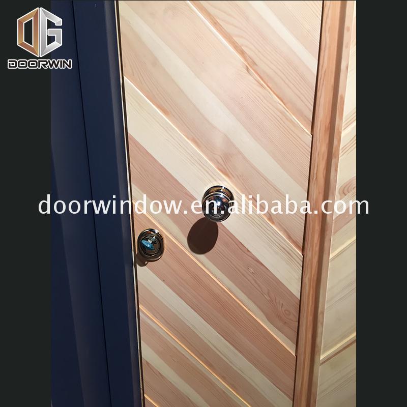 Factory direct selling standard wood door sizes soundproof french doors solid frame - Doorwin Group Windows & Doors