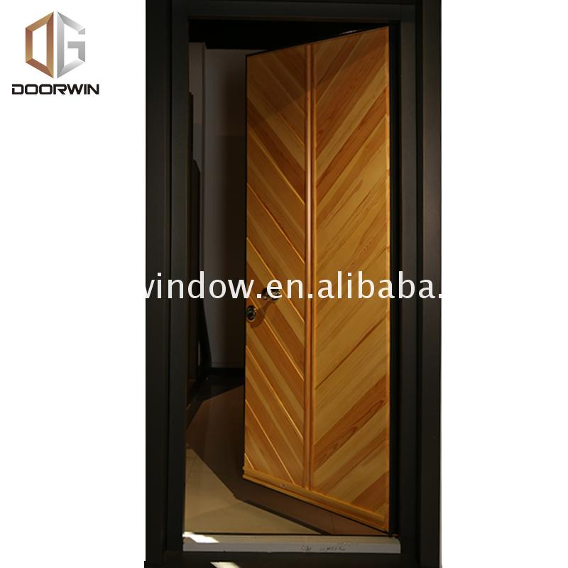 Factory direct supply 4 panel exterior wood door - Doorwin Group Windows & Doors