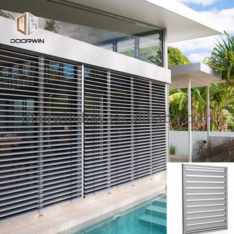 Factory direct supply oversized window shades outdoor window aluminium louvres - Doorwin Group Windows & Doors