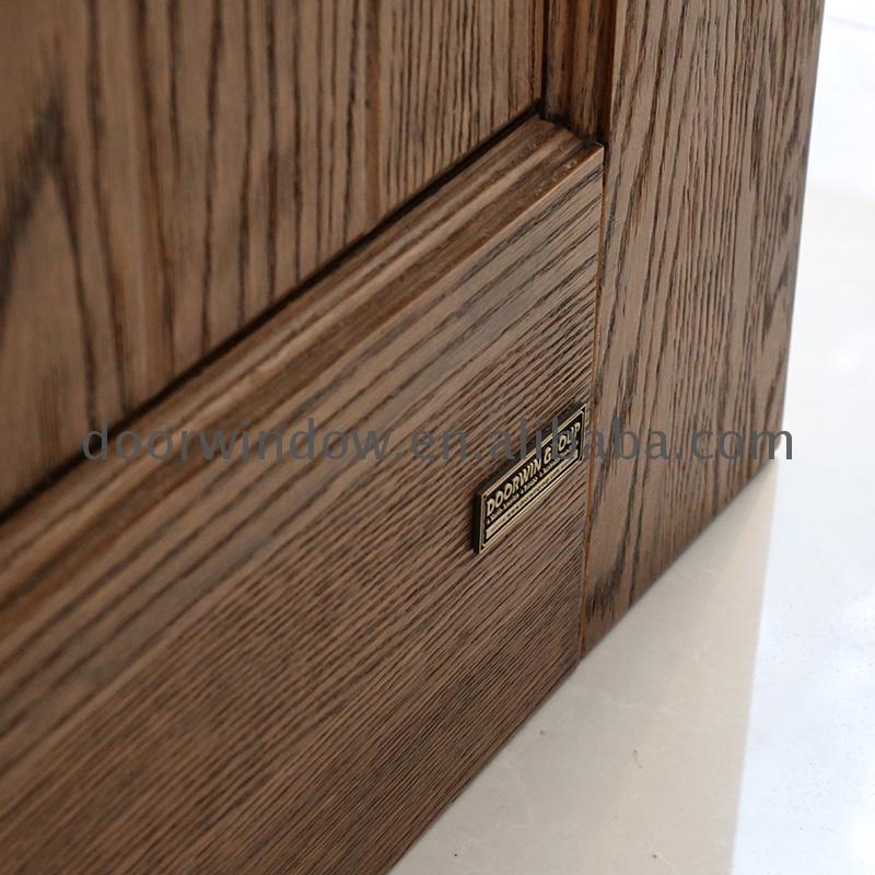 Factory direct supply pine doors with glass panels office oak veneer internal - Doorwin Group Windows & Doors
