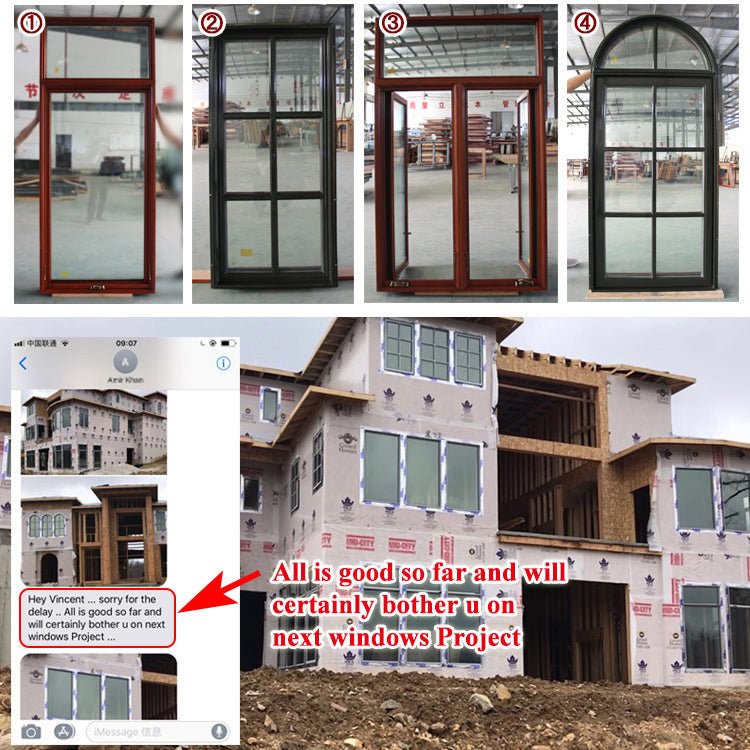 Factory direct supply wood casement windows for sale and aluminium - Doorwin Group Windows & Doors