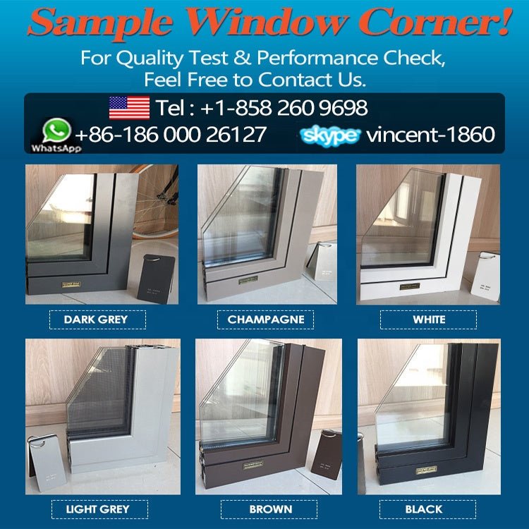 Factory Directly aluminium doors and windows dubai door window - Doorwin Group Windows & Doors