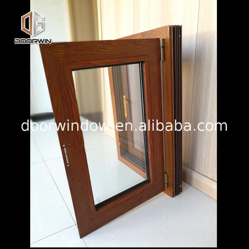 Factory Directly Supply aluminium extrusion profile windows double galzed window weatherproof swing - Doorwin Group Windows & Doors