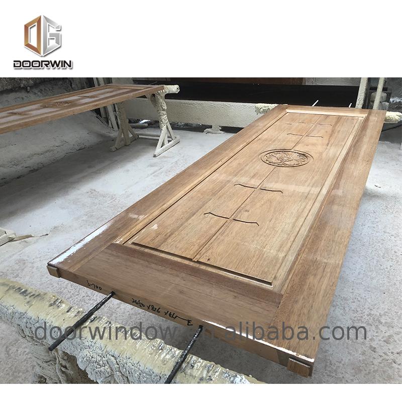 Factory Directly Supply wood carving door window and parts white or oak internal doors - Doorwin Group Windows & Doors