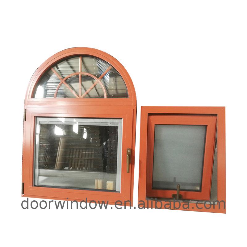 Factory hot sale round top window frame roman shades for small bathroom - Doorwin Group Windows & Doors