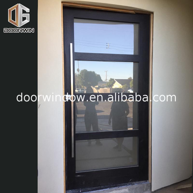 Factory made 6 panel door with glass inserts - Doorwin Group Windows & Doors