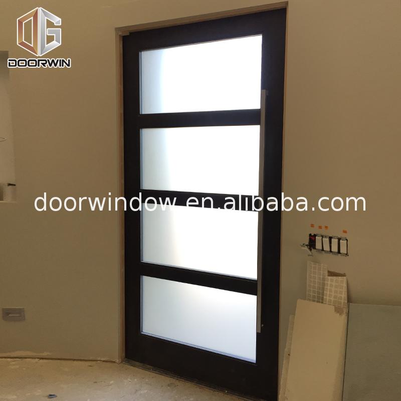 Factory made 6 panel door with glass inserts - Doorwin Group Windows & Doors