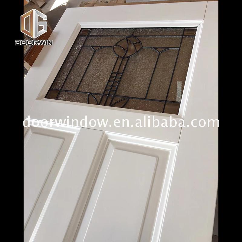 Factory made internal oak veneer doors sale frosted french - Doorwin Group Windows & Doors