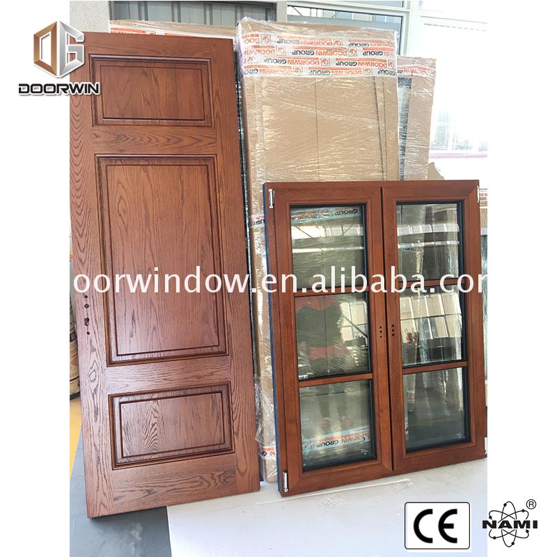 Factory made special shape windows small french round top aluminium - Doorwin Group Windows & Doors