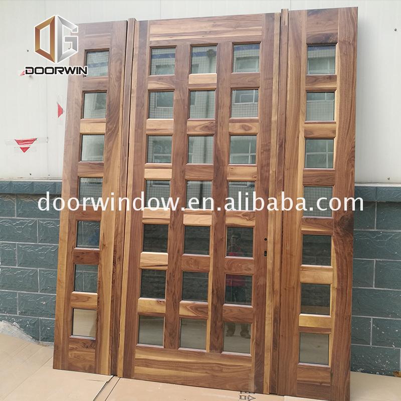Factory made wood door manufacturers jamb detail glass inserts - Doorwin Group Windows & Doors