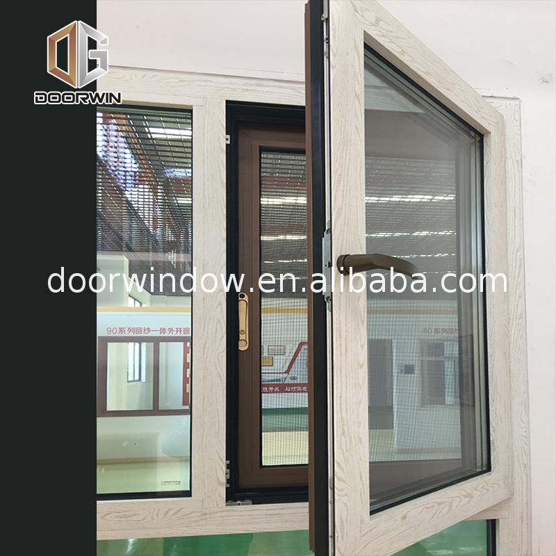 Factory outlet low price aluminum inswing casement windows and doors iron mesh for inward swing - Doorwin Group Windows & Doors