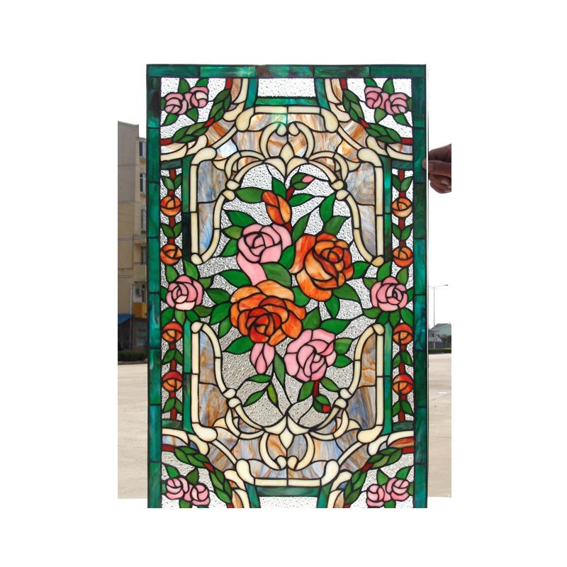 Factory price Manufacturer Supplier antique stained glass window pair religious windows leaded by Doorwin - Doorwin Group Windows & Doors