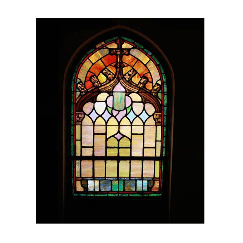 Factory price Manufacturer Supplier antique stained glass window pair religious windows leaded by Doorwin - Doorwin Group Windows & Doors