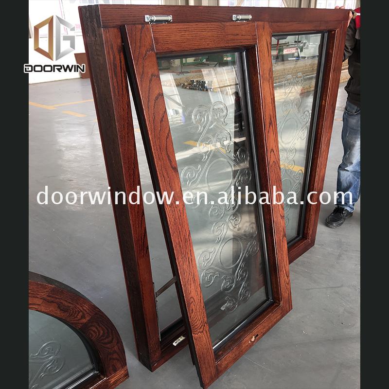 Factory price Manufacturer Supplier arched wooden window frame antique wood windows american and glass - Doorwin Group Windows & Doors