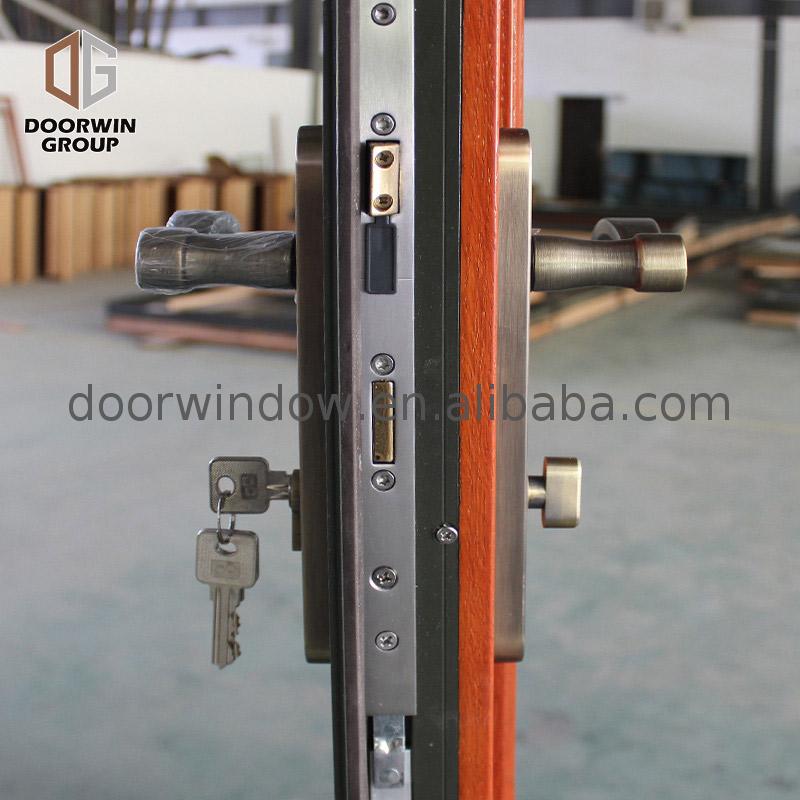 Factory price Manufacturer Supplier best entry doors aluminium hinged prices - Doorwin Group Windows & Doors