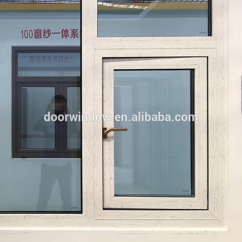 Factory price Manufacturer Supplier black windows outside white inside metal casement and window panels - Doorwin Group Windows & Doors