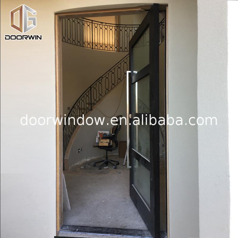 Factory price Manufacturer Supplier door with frosted glass insert inserts frame - Doorwin Group Windows & Doors
