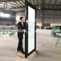 Factory price Manufacturer Supplier glass exterior entry doors garage door foldable uk - Doorwin Group Windows & Doors