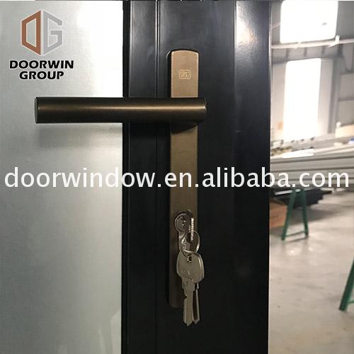 Factory price Manufacturer Supplier glass exterior entry doors garage door foldable uk - Doorwin Group Windows & Doors