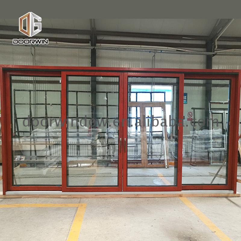 Factory price Manufacturer Supplier timber patio doors front with glass thermal panels for sliding - Doorwin Group Windows & Doors