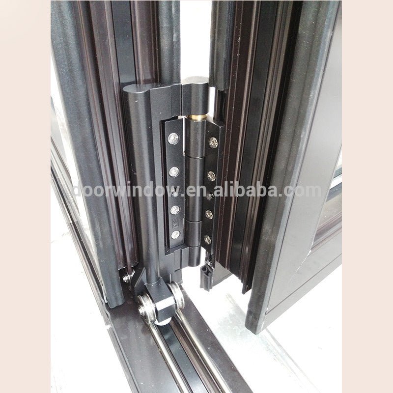 Factory price Manufacturer Supplier wholesale bi fold doors white with frosted glass which are best - Doorwin Group Windows & Doors