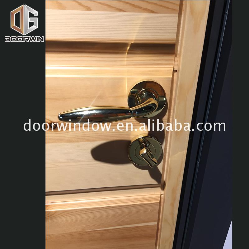 Factory price wholesale exterior solid wood doors for home softwood door panels - Doorwin Group Windows & Doors