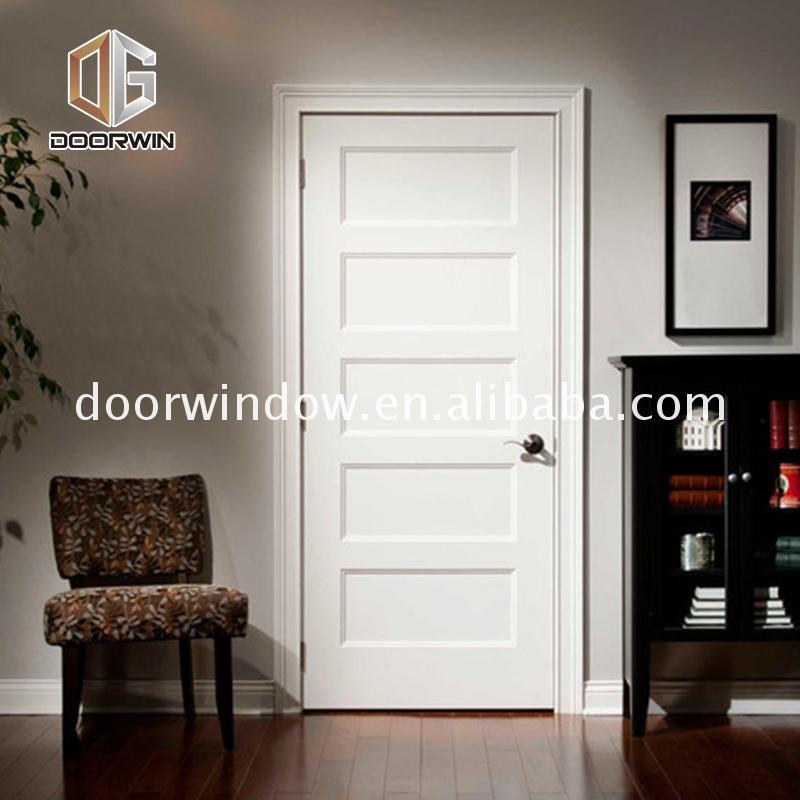 Factory price wholesale interior bedroom doors with glass grey veneer internal frosted office - Doorwin Group Windows & Doors