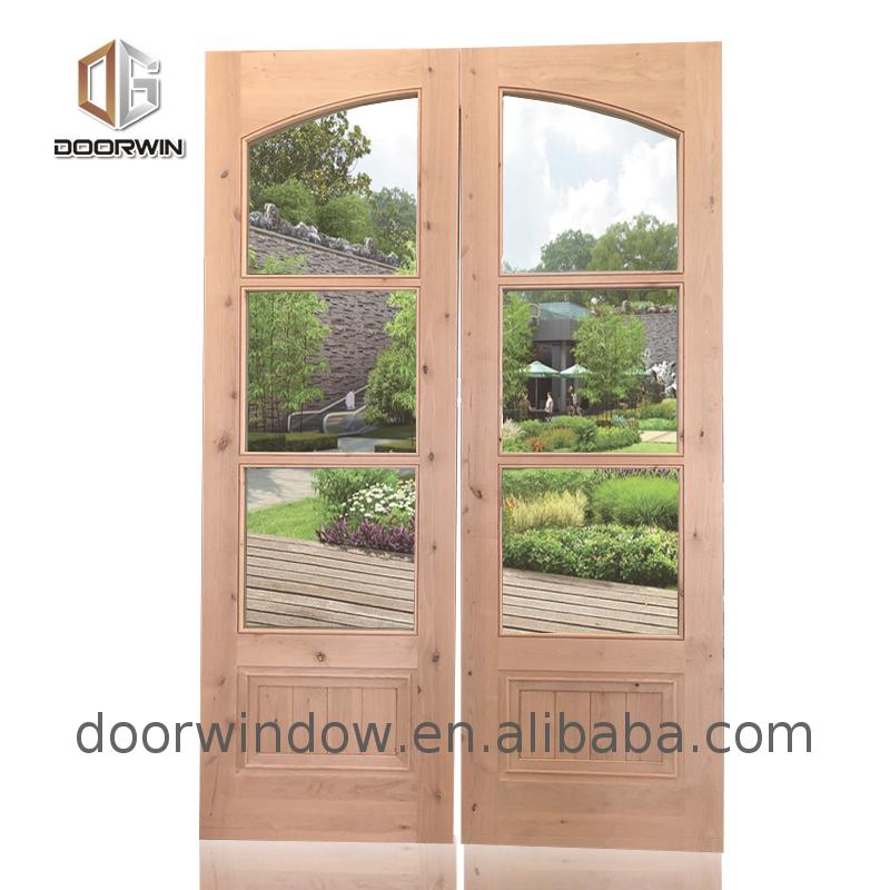 Factory price wholesale wood and frosted glass interior doors windowed window above door - Doorwin Group Windows & Doors