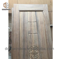 Factory Supply arts and crafts doors exterior art glass apartment sliding door - Doorwin Group Windows & Doors