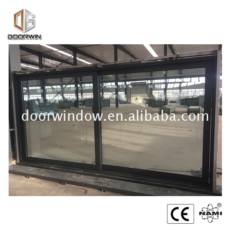 Factory supply discount price bathroom door with glass panel frosted rail - Doorwin Group Windows & Doors
