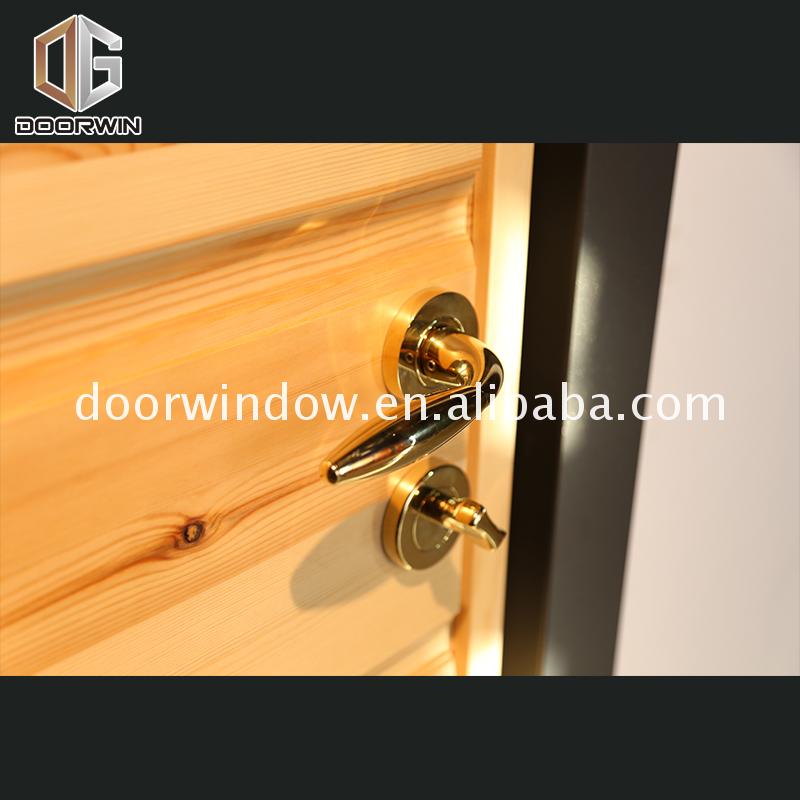 Factory supply discount price external hardwood doors exterior wood entry for home - Doorwin Group Windows & Doors