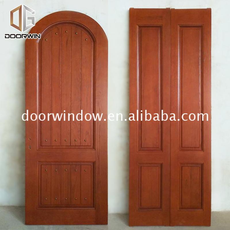 Factory supply discount price solid oak wood front doors for sale - Doorwin Group Windows & Doors