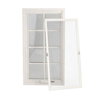 Factory supply discount price wood aluminum casement window aluminium windows double glass with grill design and mosquito net - Doorwin Group Windows & Doors