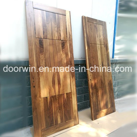 Fancy Wood Door Design Finished Interior Black Walnut Wooden Door for Sale - China Interior House Door, Black Walnut Door - Doorwin Group Windows & Doors
