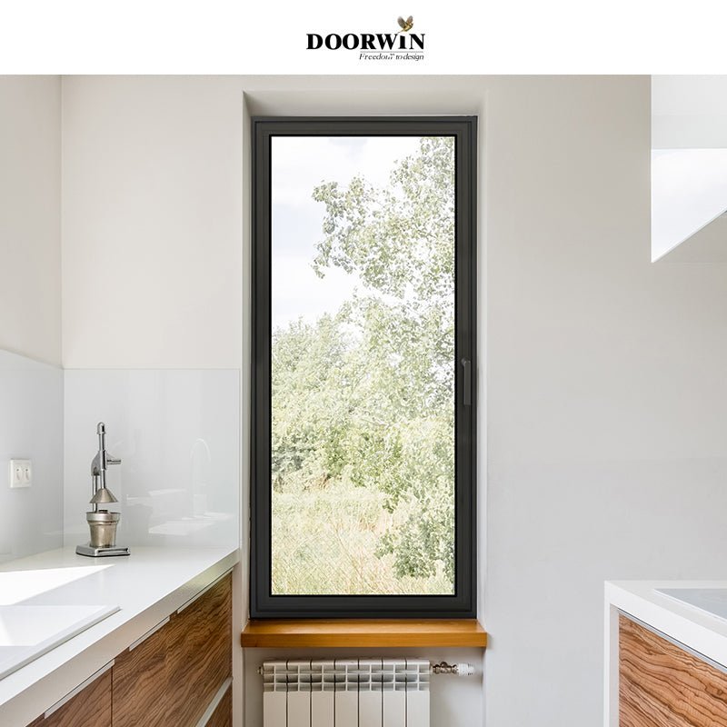 Fashion house window aluminum modern windows double glazing tilt turn windows- MINIMALISM SERIES - Doorwin Group Windows & Doors