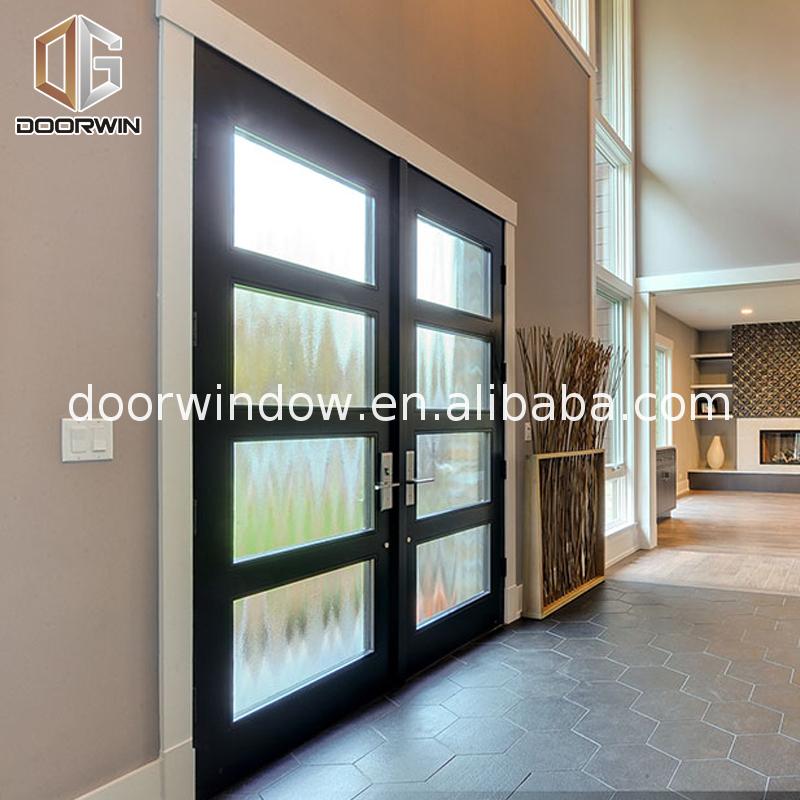 Fashion oak panel doors with glass panels - Doorwin Group Windows & Doors