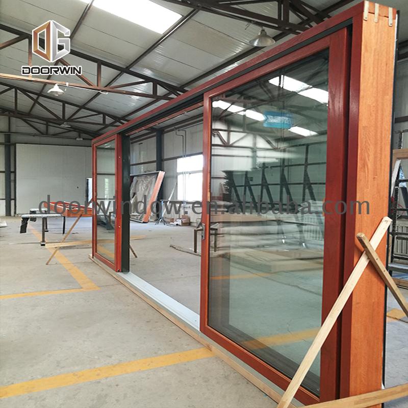 Fashion some different types of sliding doors solid wood exterior wall partition - Doorwin Group Windows & Doors