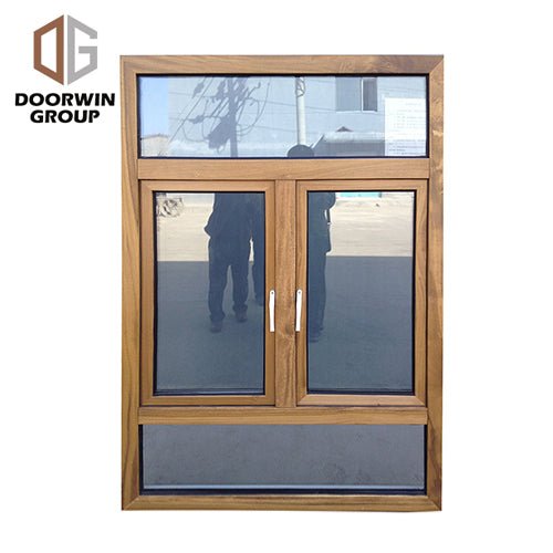 Fashion twin casement window transparent wood windows transom uk - Doorwin Group Windows & Doors