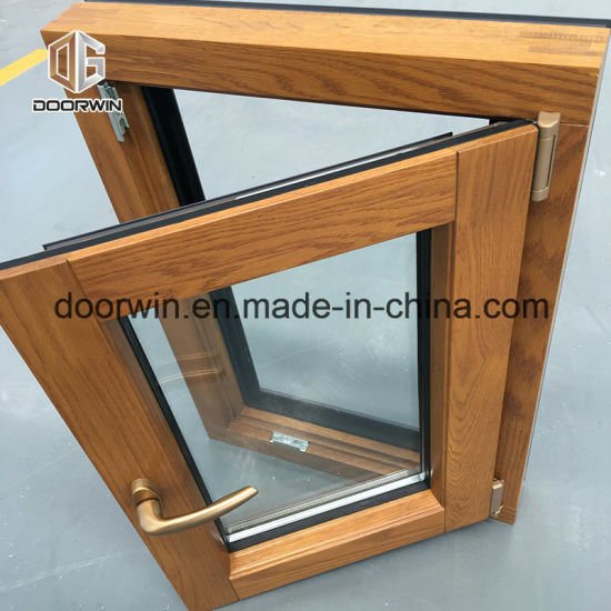 Finish Double Pane Windows Glazed - China Half Moon Windows, Frosted Glass Bathroom Window - Doorwin Group Windows & Doors
