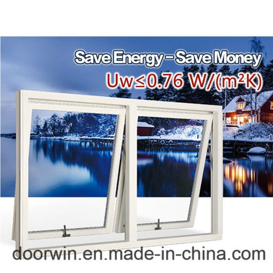 Finished White Color Paintting Aluminum Clad Wood Window with Save Energy Glass - China Window, Glass Panel Window - Doorwin Group Windows & Doors