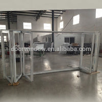 folding doors for bathrooms glass products thermal break aluminum folding door for patio by Doorwin - Doorwin Group Windows & Doors