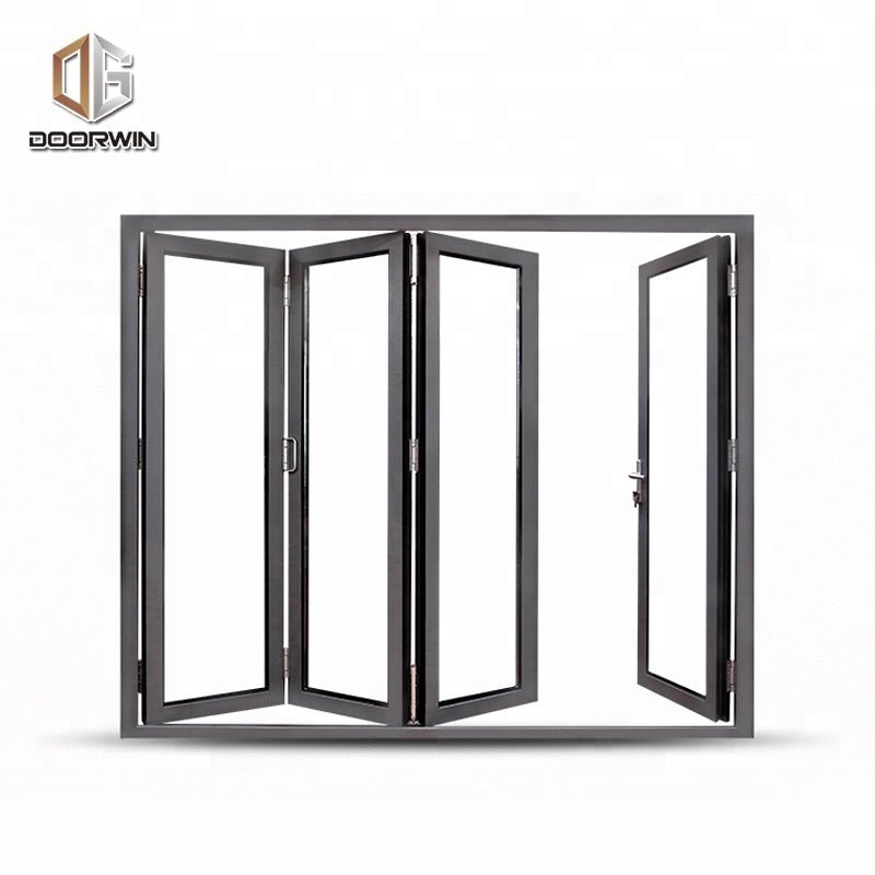 folding doors for bathrooms glass products thermal break aluminum folding door for patio by Doorwin - Doorwin Group Windows & Doors