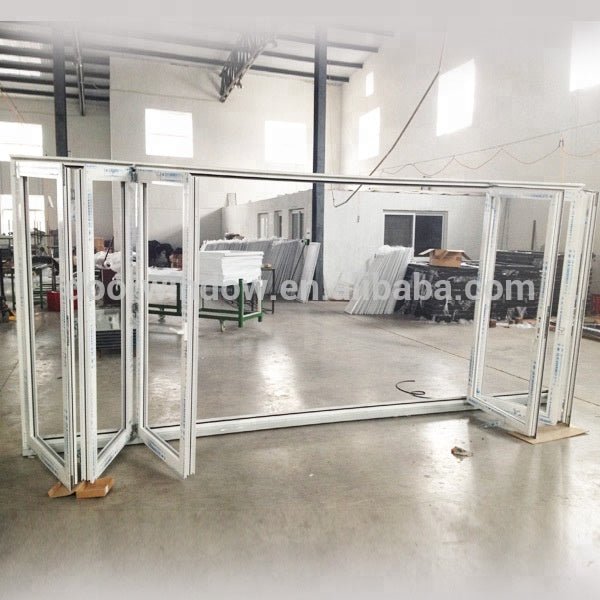 folding doors for bathrooms glass products thermal break aluminum folding door for patio by Doorwin - Doorwin Group Windows & Doors