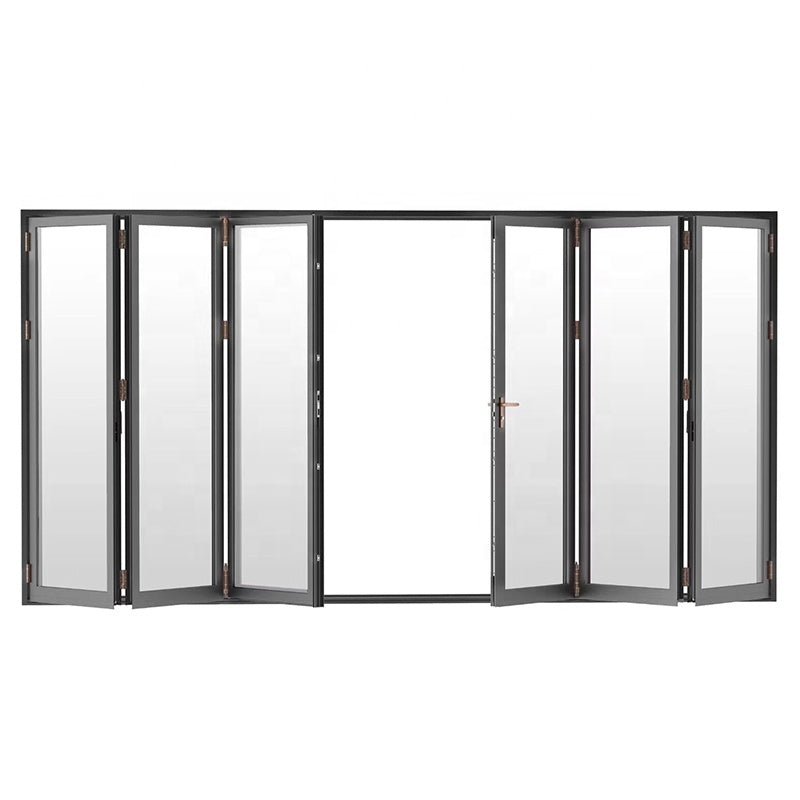 Folding patio doors cost popular aluminium bi fold windows and three panel door by Doorwin on Alibaba - Doorwin Group Windows & Doors