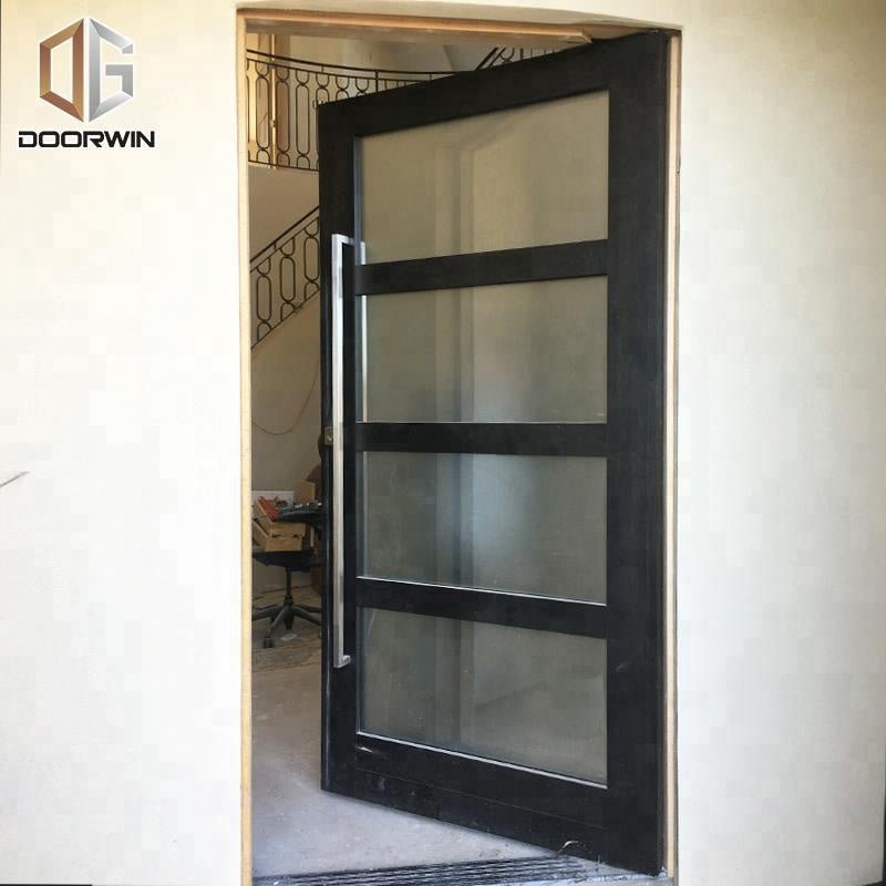 Frameless glass door float clear tempered casement exteriorby Doorwin on Alibaba - Doorwin Group Windows & Doors